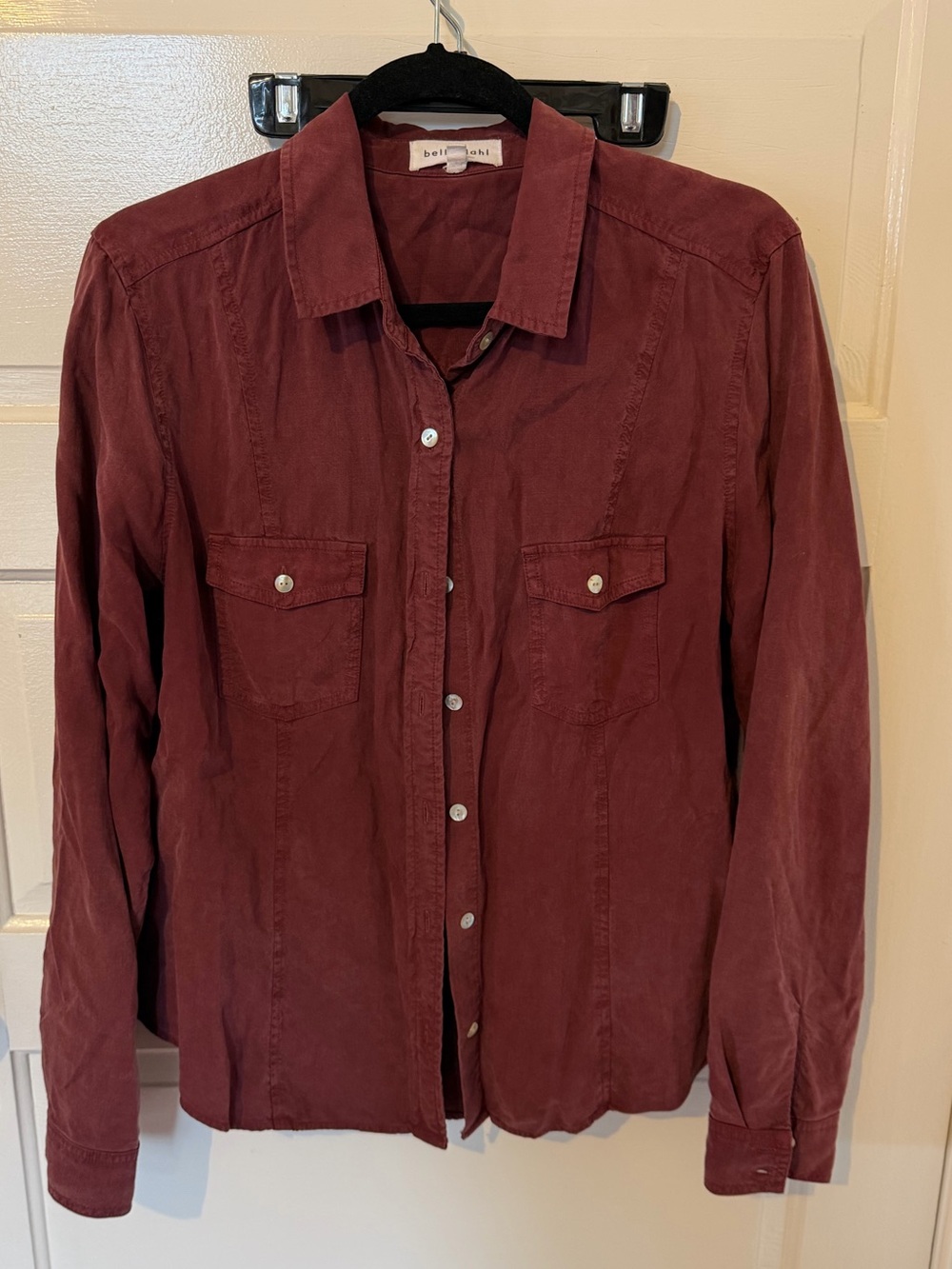 Bella Dahl 100% Tencel Button-Up Shirt – Women’s Large